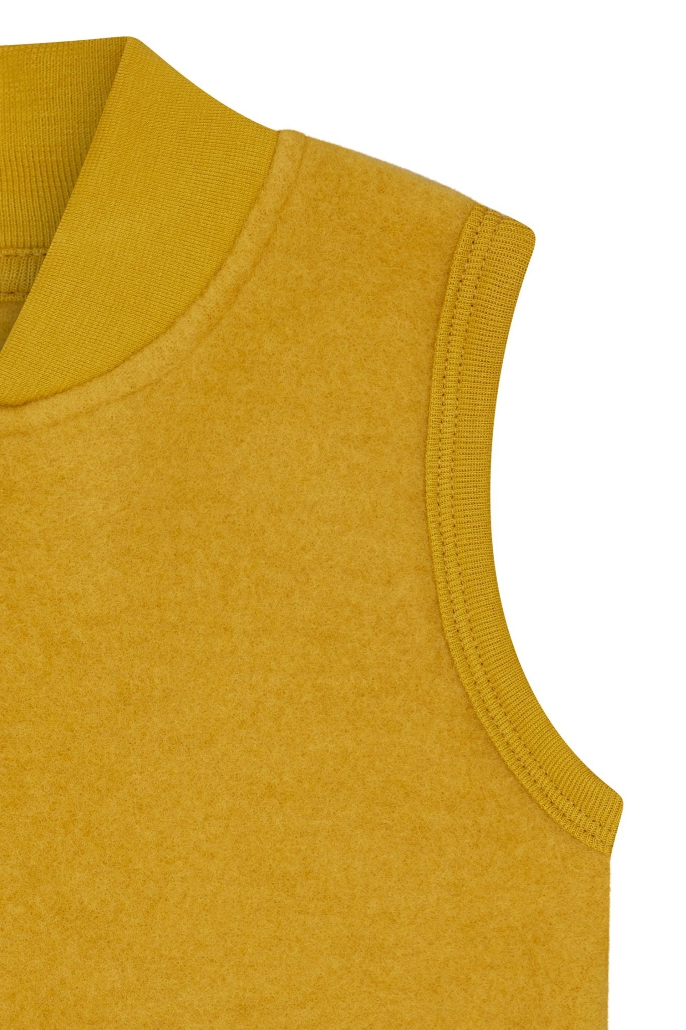 loud-proud-classics-weste-merino-wollfleece-curry-bio image 3