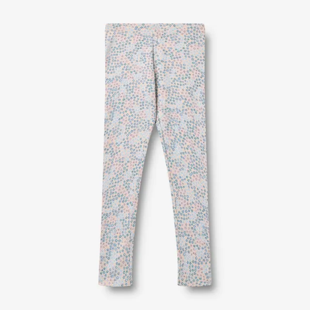 wheat-jersey-leggings-jules-powder-blue-flowers-bio image 1