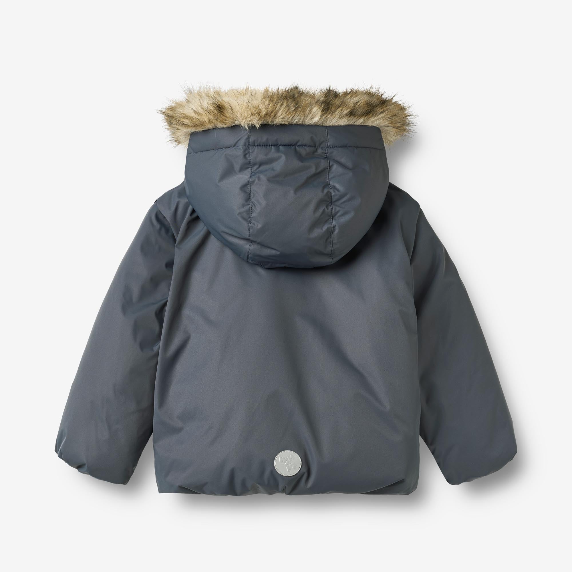 wheat-blaest-puffer-jacke-greyblue-recycling-2-in-1 image 2