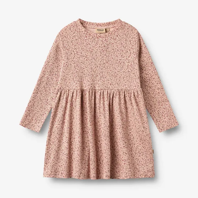 wheat-sessa-jerseykleid-dime-rose-langarm-bio-baumwolle image 1