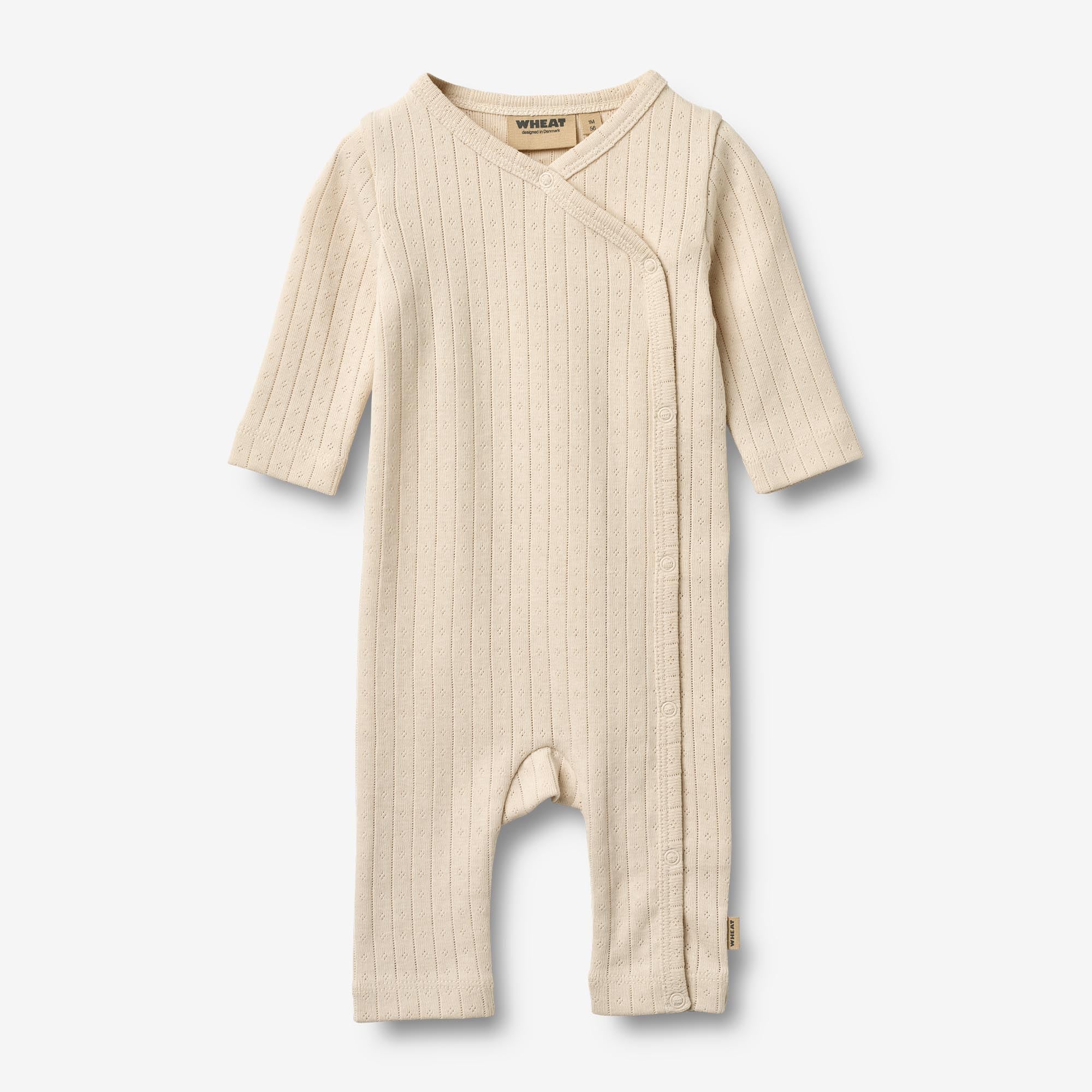 wheat-everest-wrapsuit-l-s-almond-peach-baby-wickelbody-bio image 1