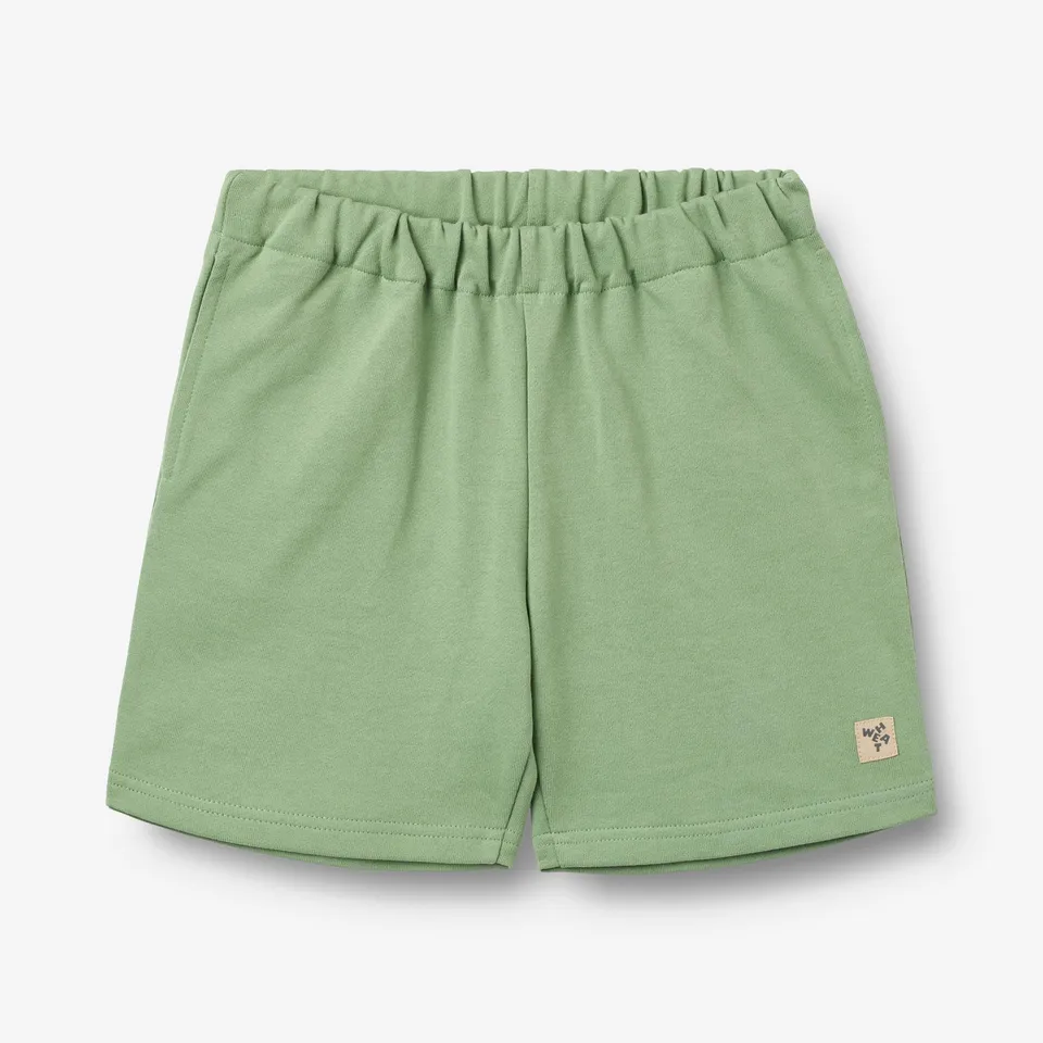wheat-aksel-sweat-shorts-jungen-jade-green-bio image 1