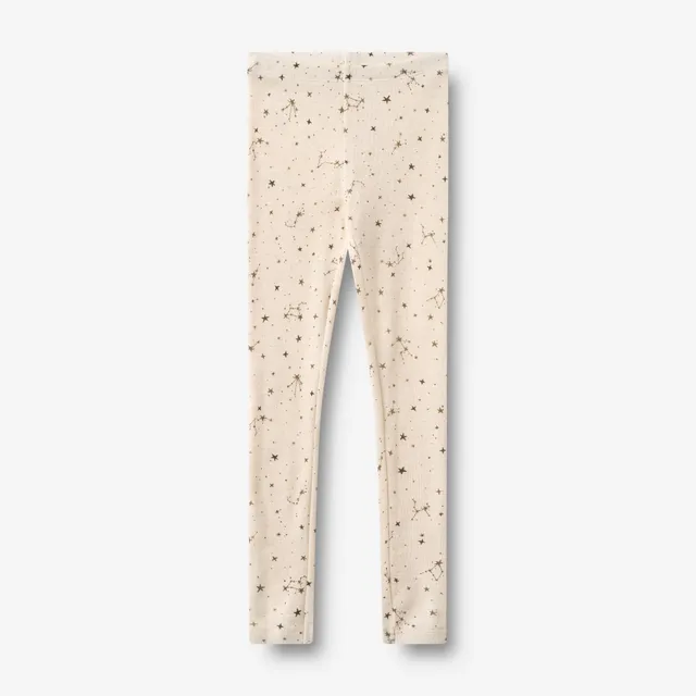 wheat-clothing-woll-leggings-agi-eggshell-stars-merino image 1
