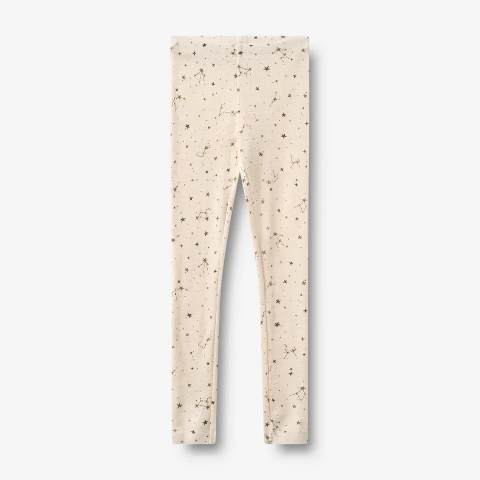 wheat-clothing-woll-leggings-agi-eggshell-stars-merino image 1