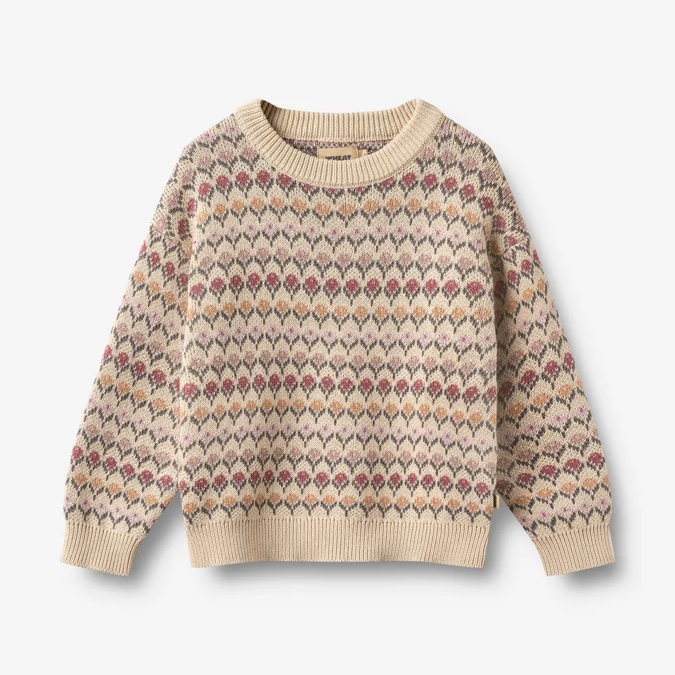 wheat-harlow-strickpullover-offwhite-regenbogen image 1