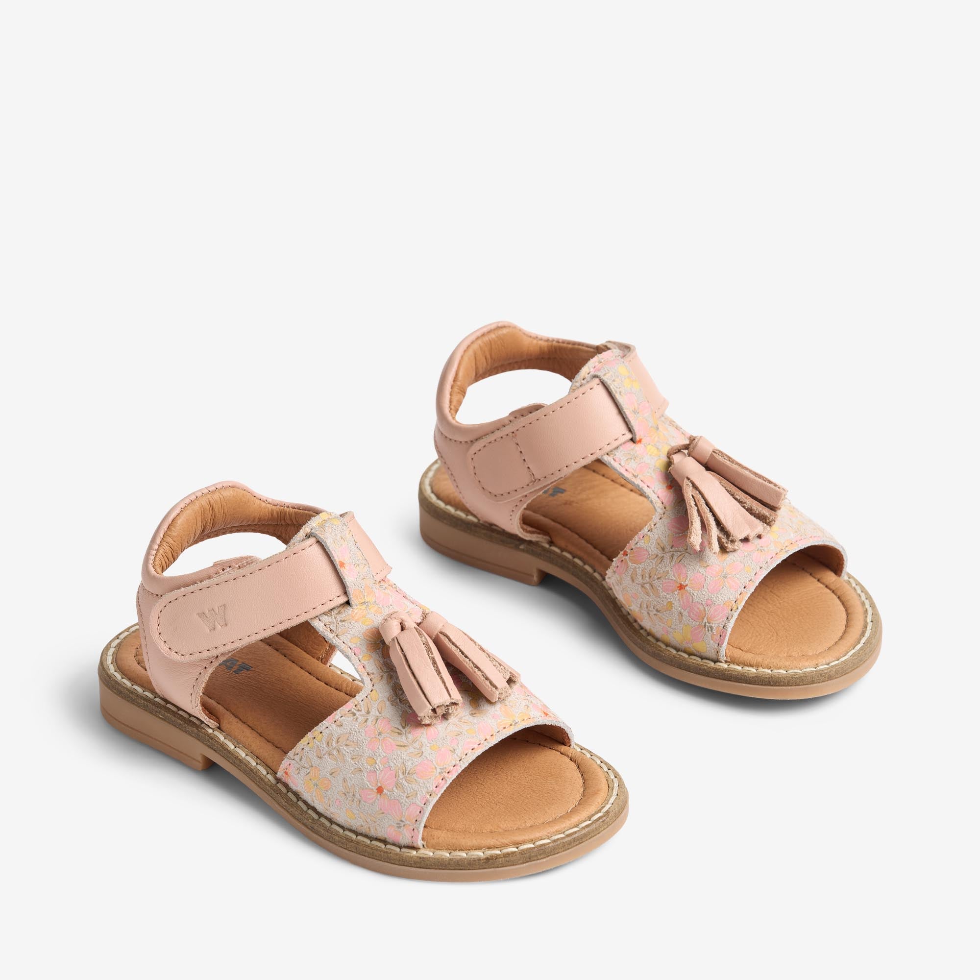 wheat-pil-sandale-coral-flowers-leder image 1