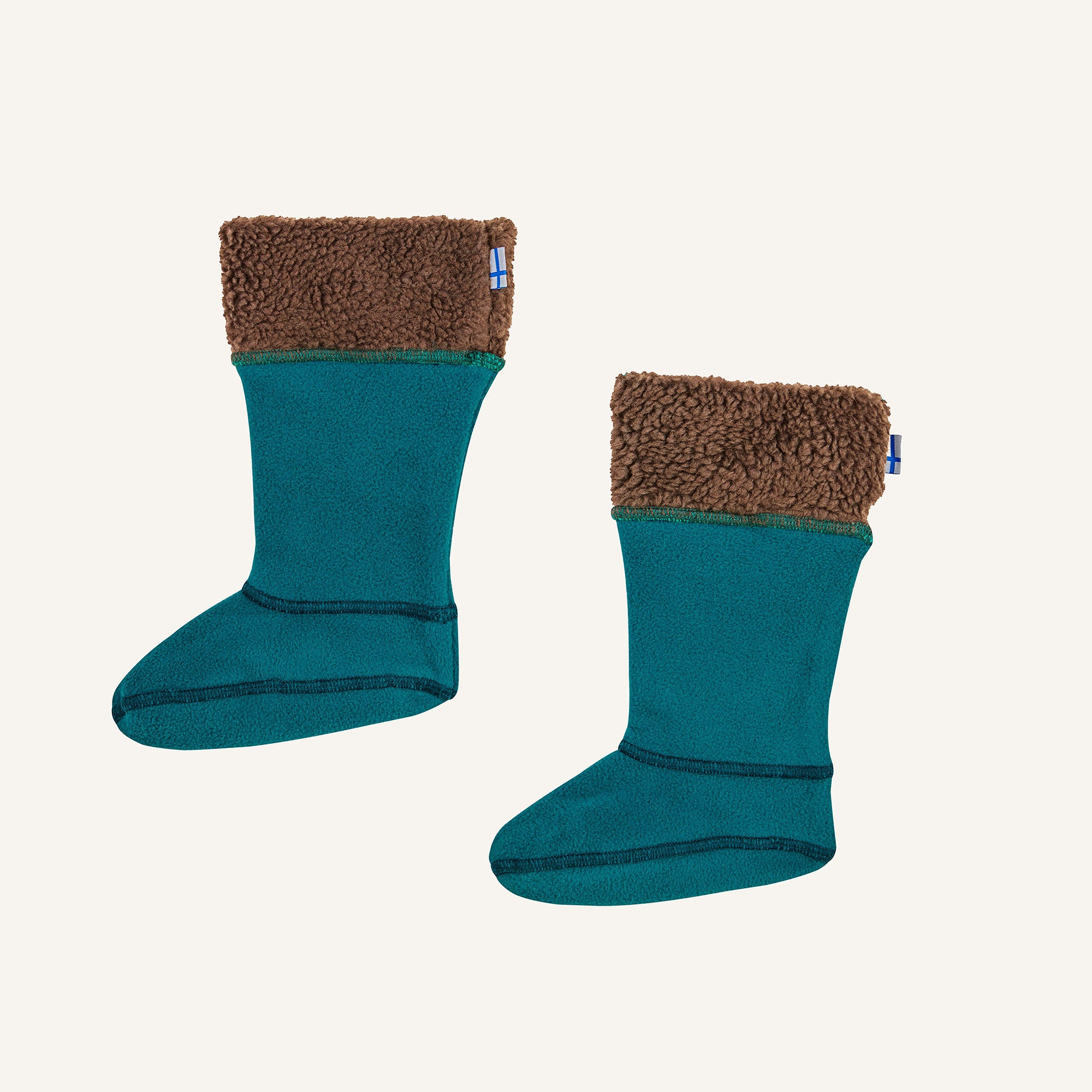 finkid-husky-sukka-stiefelsocken-seaport-graphit-teddyfleece image 5