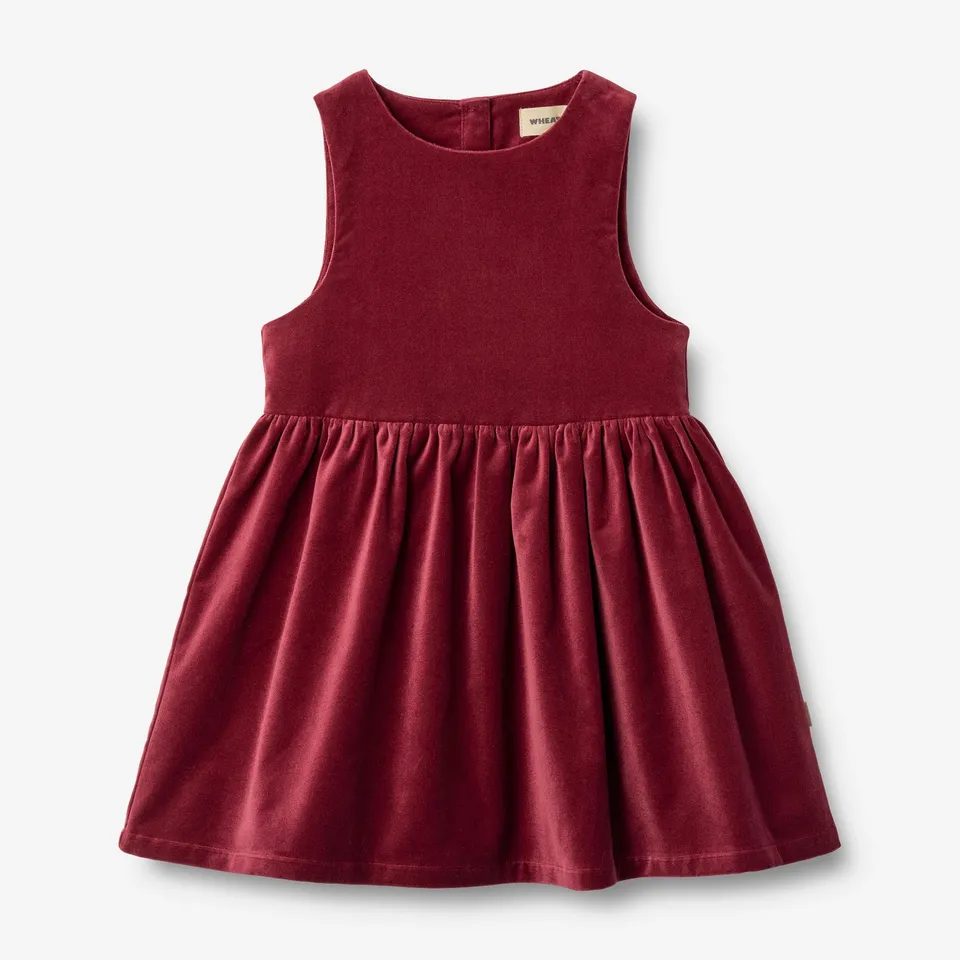 wheat-thelma-kleid-ruby-red-bio-baumwolle-m-dchen image 1