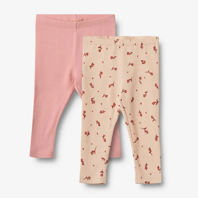 wheat-jules-leggings-2er-rose-water-flowers-bio-baumwolle image 1