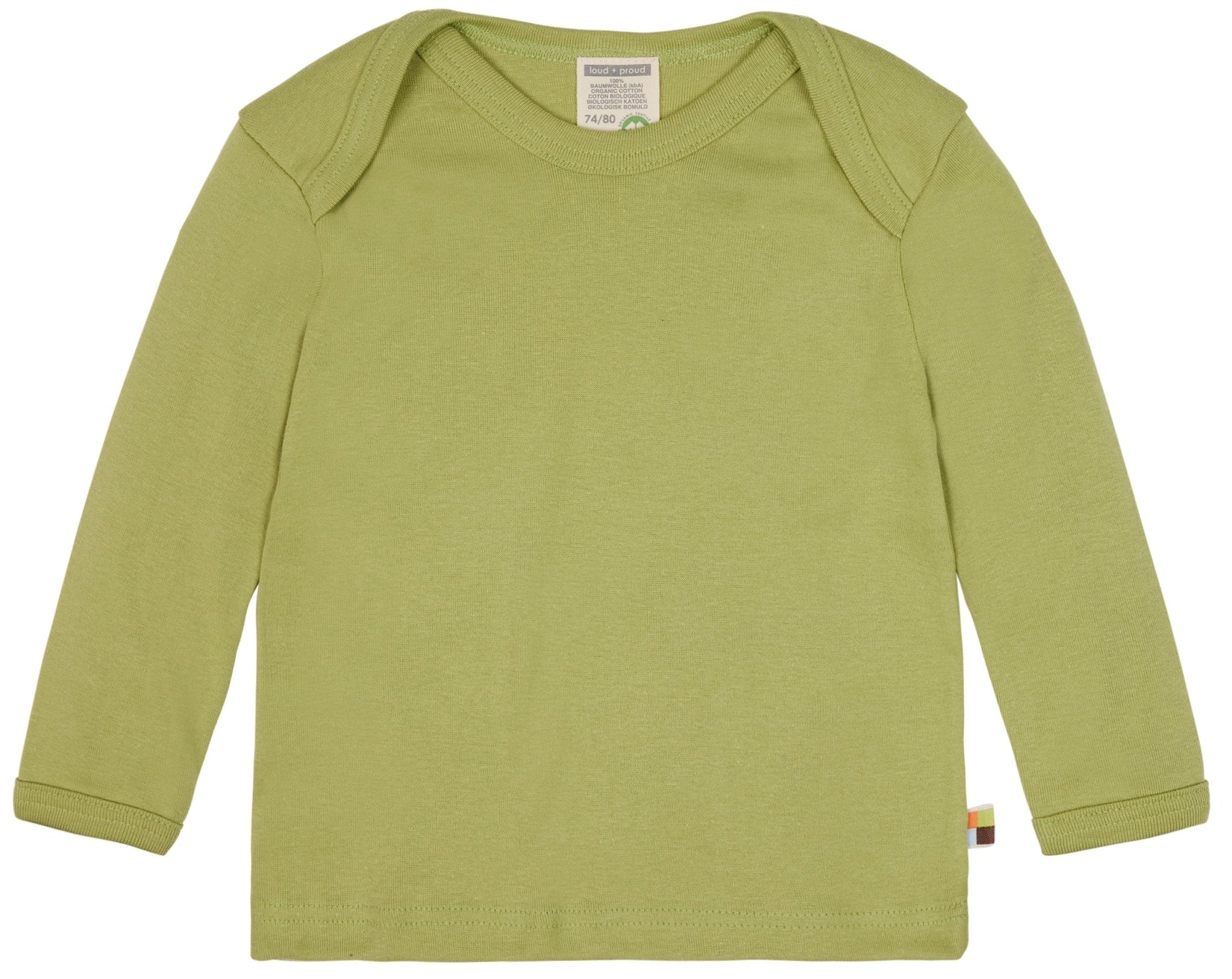 loud-proud-classics-shirt-uni-kinder-shirt-avocado-feinripp image 3