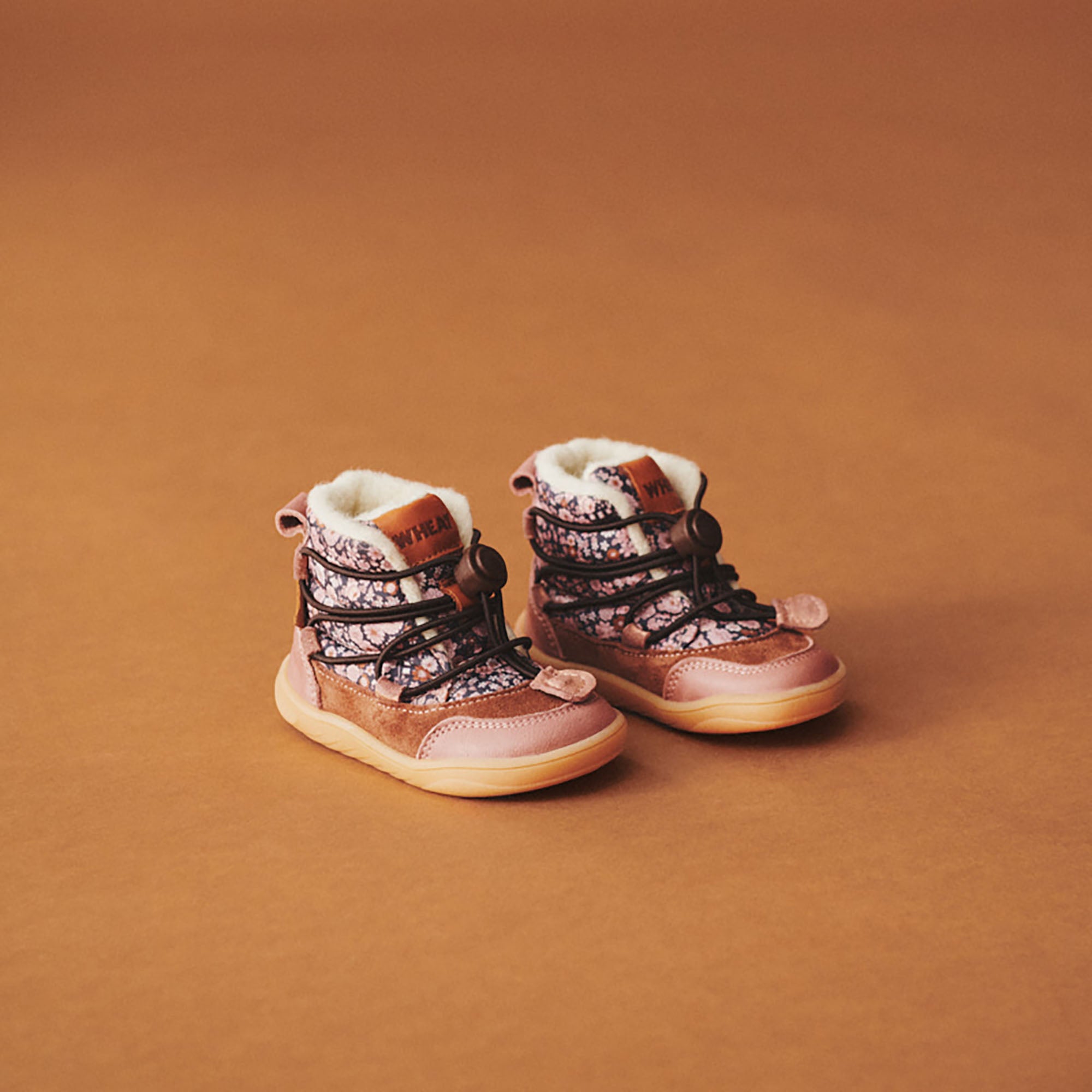 wheat-milan-tex-winterstiefel-baby-rose-barfu-wasserdicht image 2