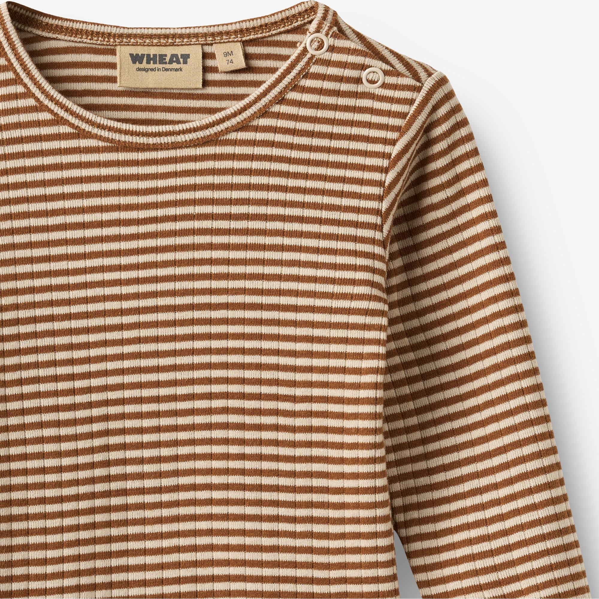 wheat-freddie-body-langarm-babybody-warm-hazel-stripe-bio image 3