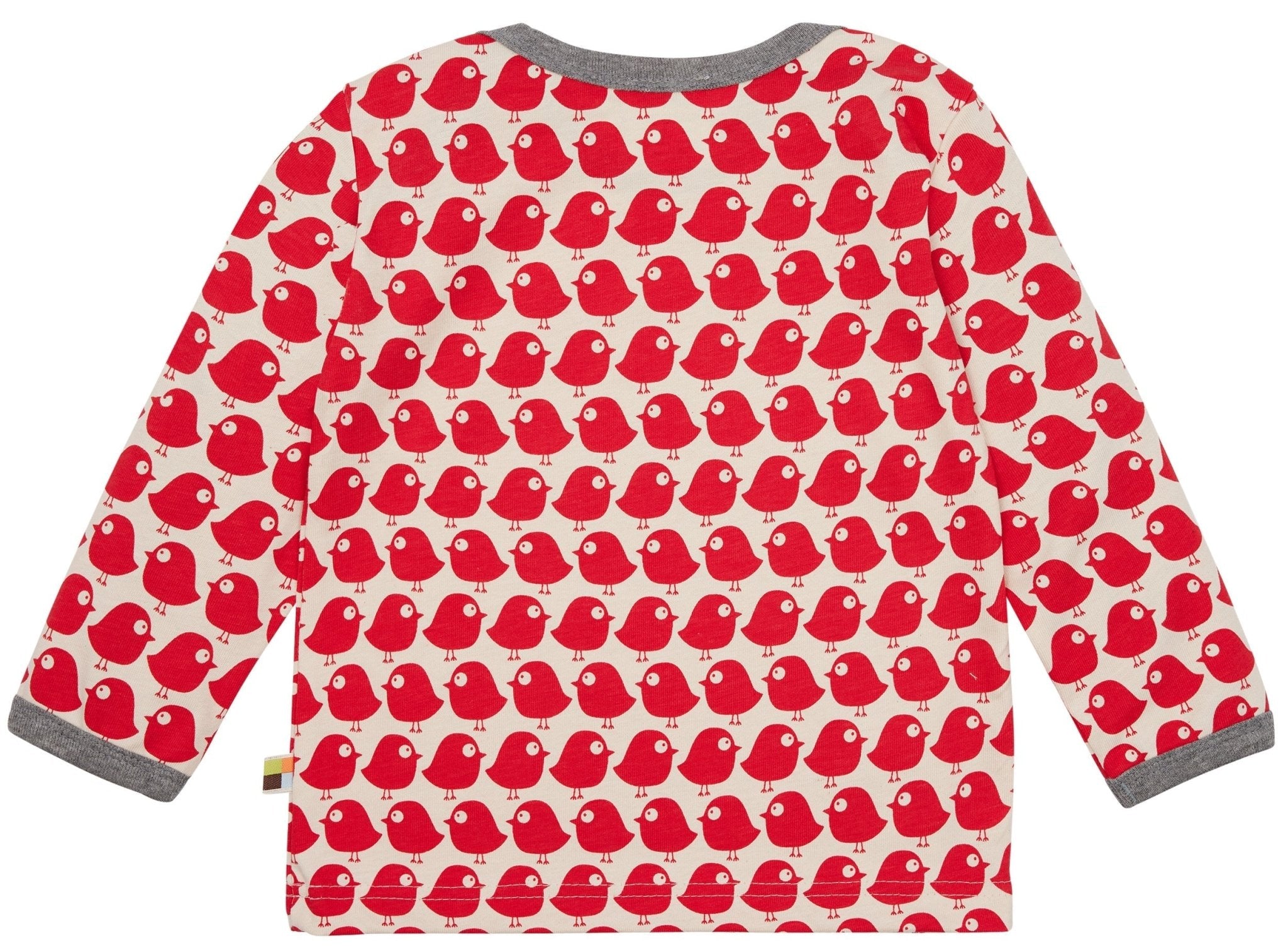 loud-proud-classics-shirt-langarm-v-gel-bio-tomato-86-92 image 2