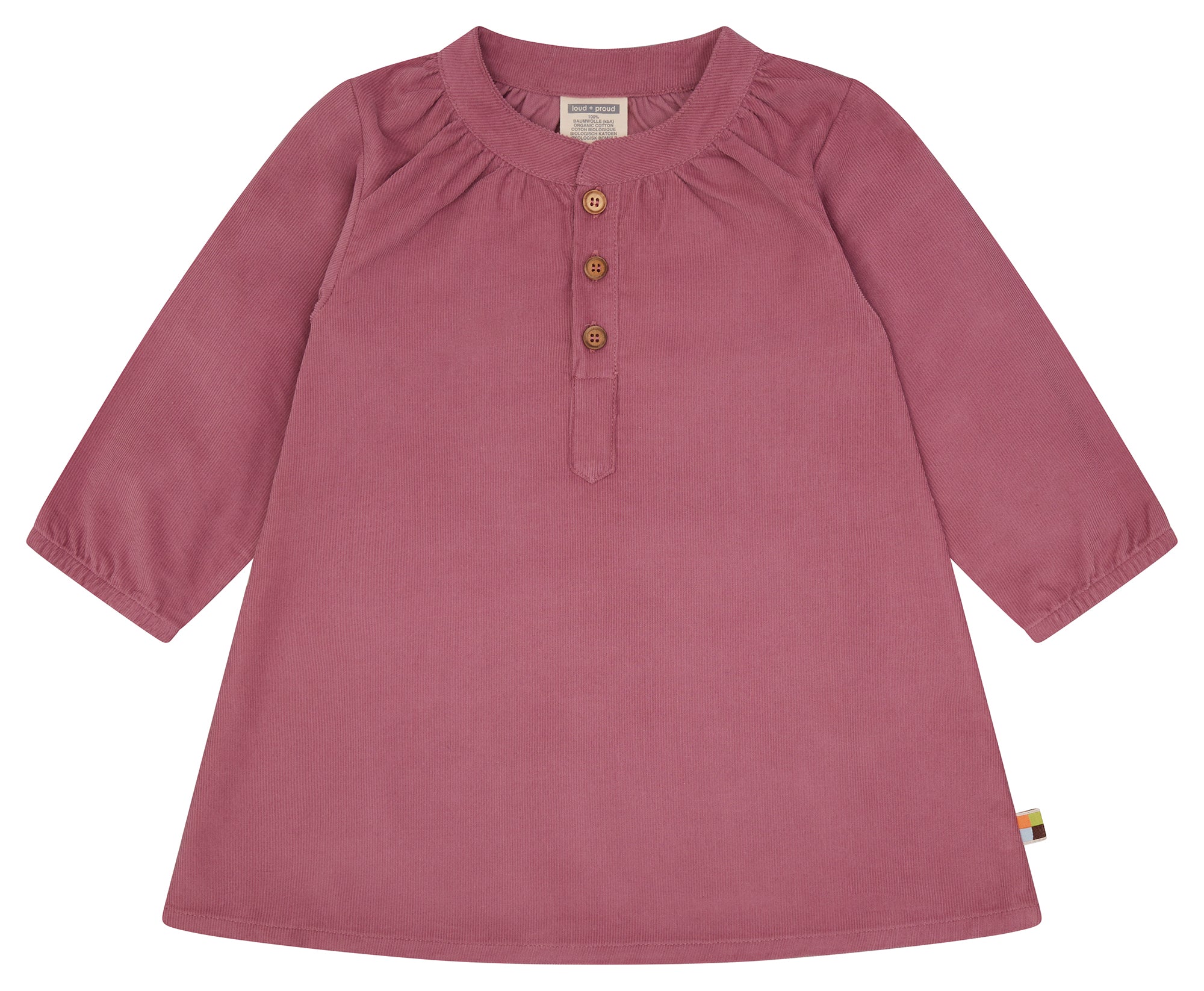 loud-proud-classics-kleid-cord-curry-98-104-bio image 4