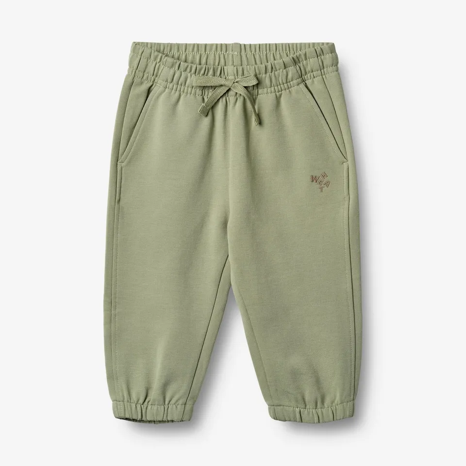 wheat-cruz-sweatpants-green-tea-baby-bio-baumwolle image 1