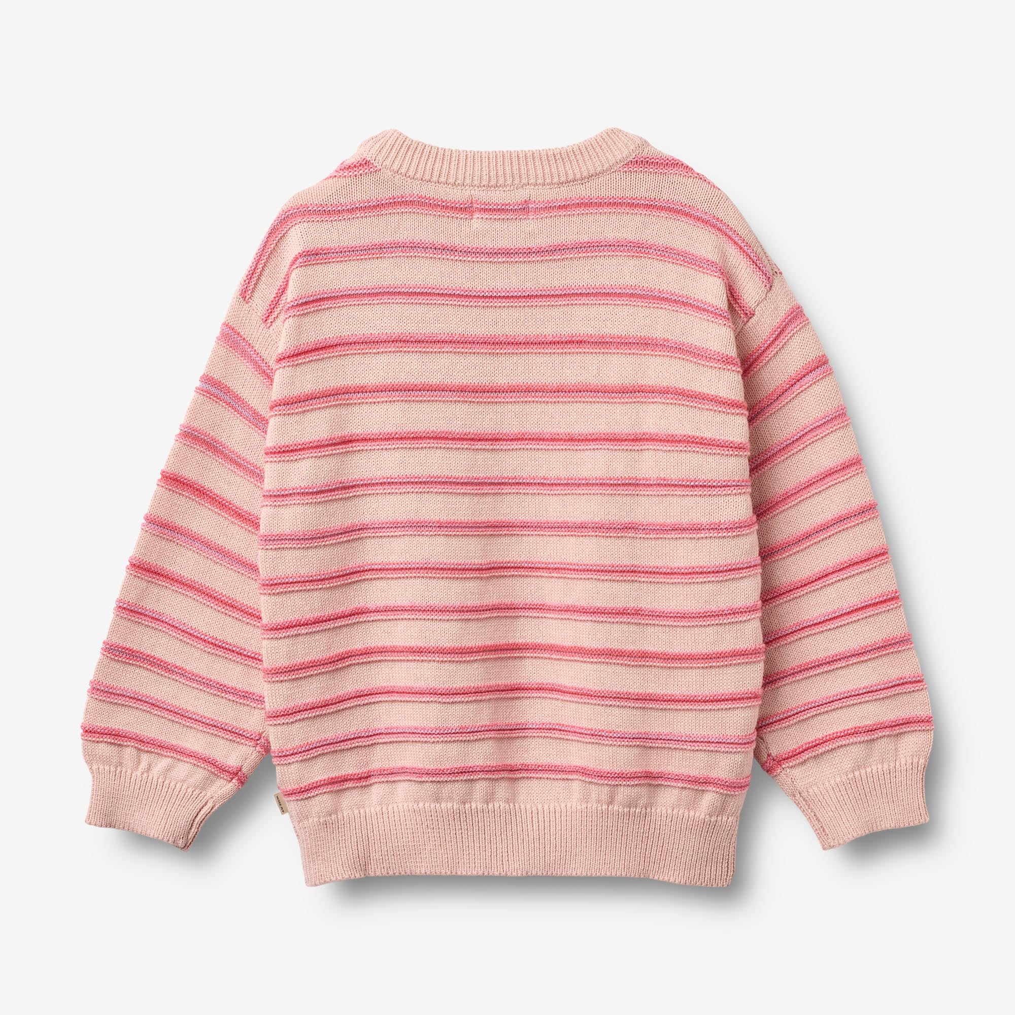 wheat-harlow-jacquard-pullover-powder-stripe-biobaumwolle image 2