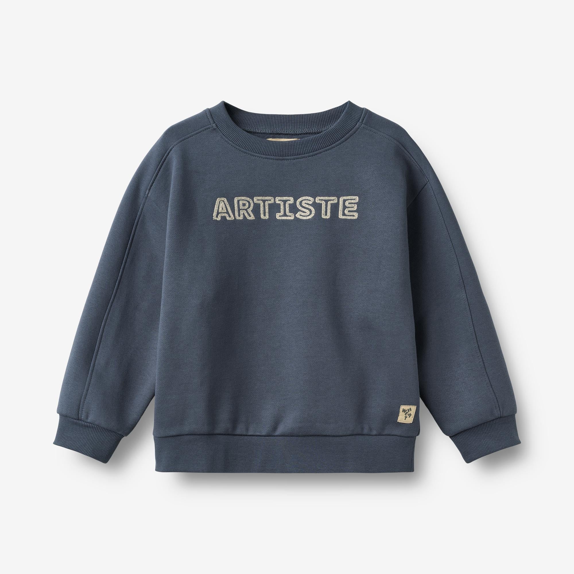 wheat-franc-sweatshirt-greyblue-bio-baumwolle-kinder image 1