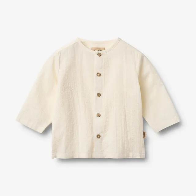 wheat-shelby-hemd-ivory-bio-baumwolle-baby-unisex image 1