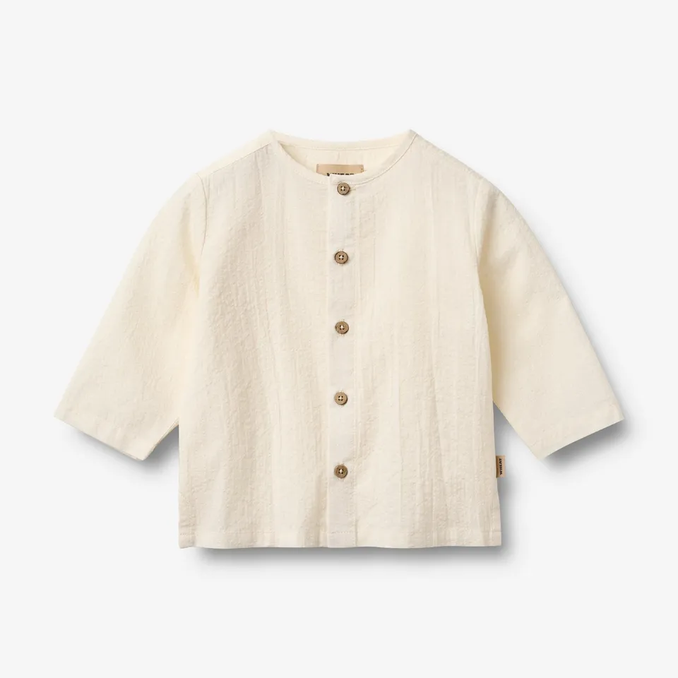 wheat-shelby-hemd-ivory-bio-baumwolle-baby-unisex image 1