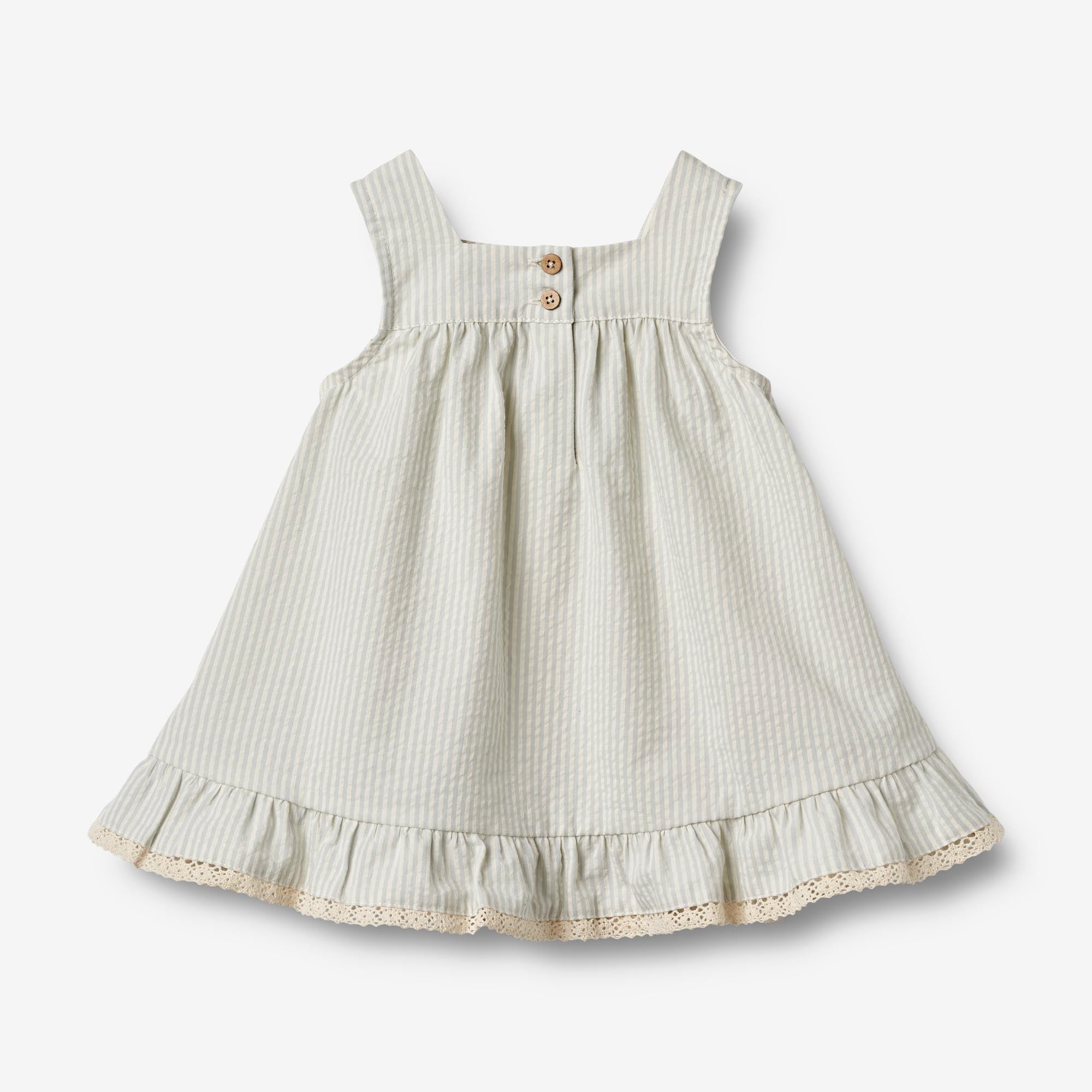 wheat-ayla-ruffle-kleid-summer-blue-stripe-bio-gestreift image 3