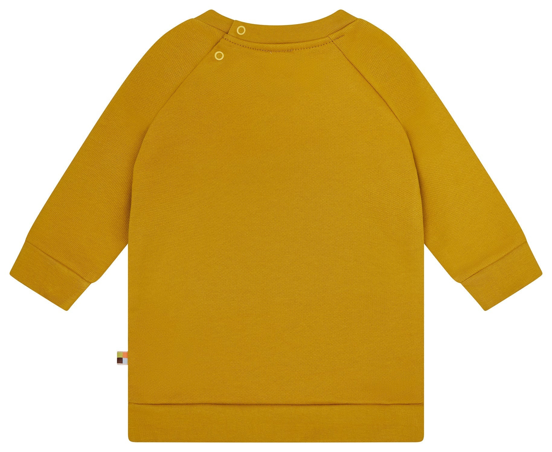 loud-proud-classics-dackel-sweatkleid-bio-baumwolle-curry image 2
