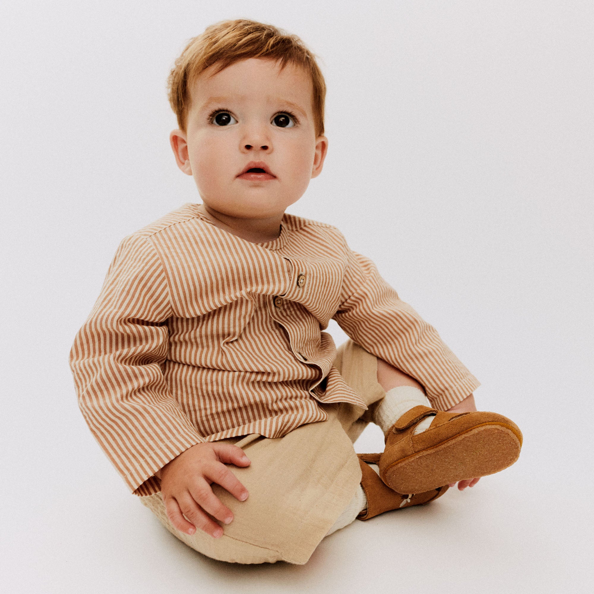 wheat-luca-shorts-soft-sand-bio-baumwolle-baby image 2