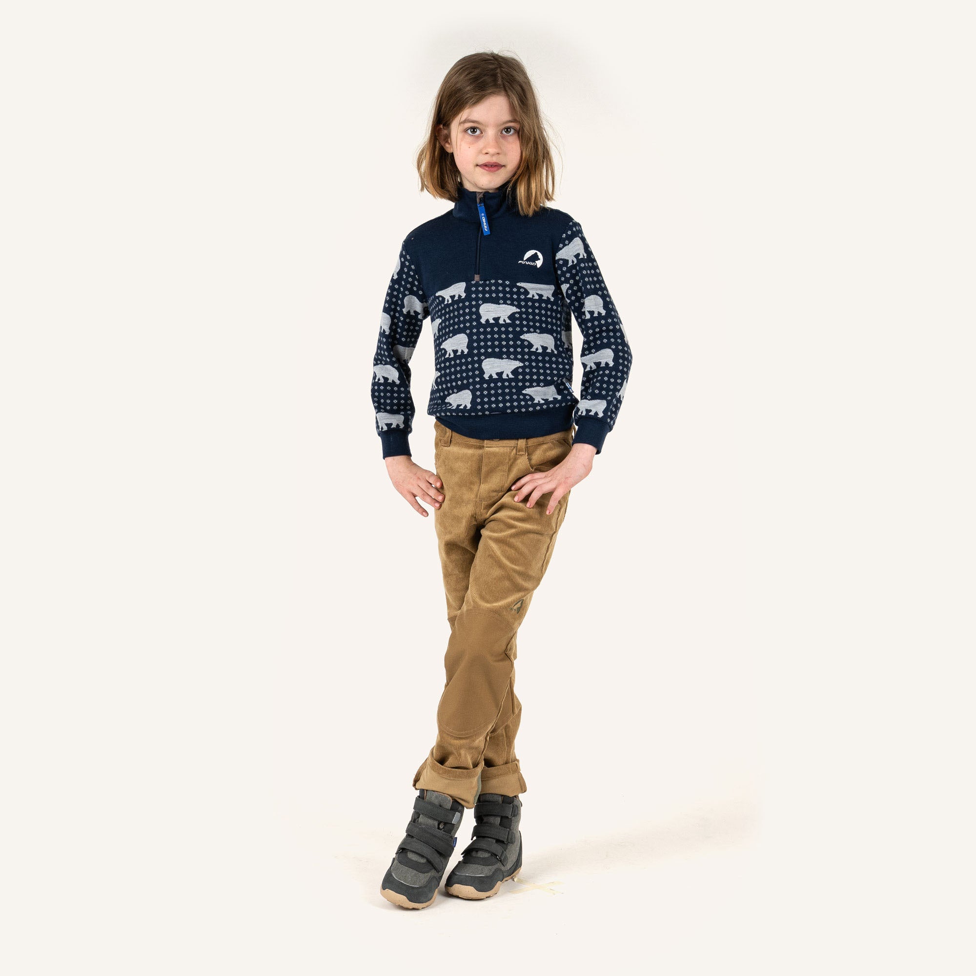 finkid-husky-masi-nordik-wollpullover-navy-110-120-troyer image 3