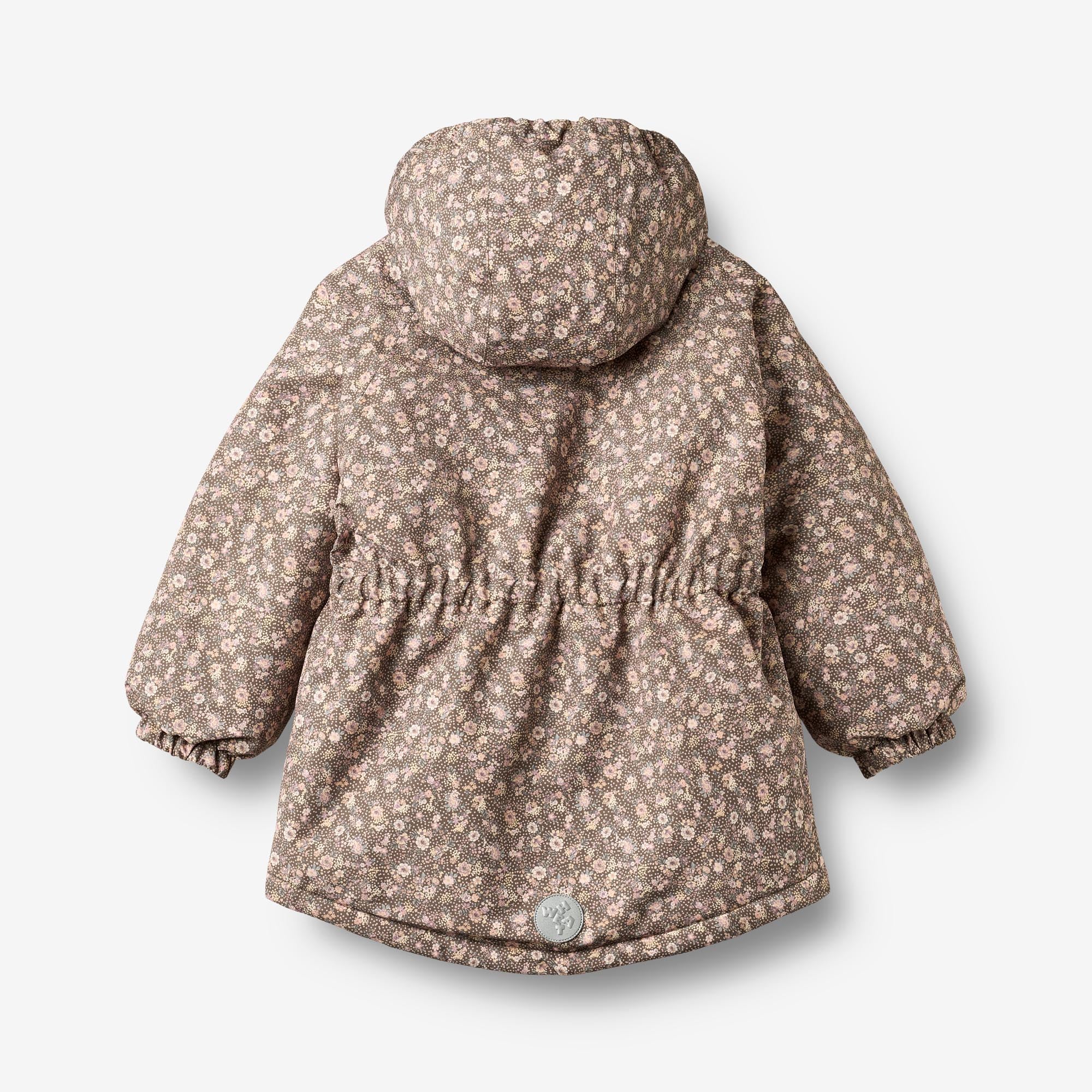 wheat-petra-winterjacke-dry-wood-snow-flowers-wasserdicht image 2