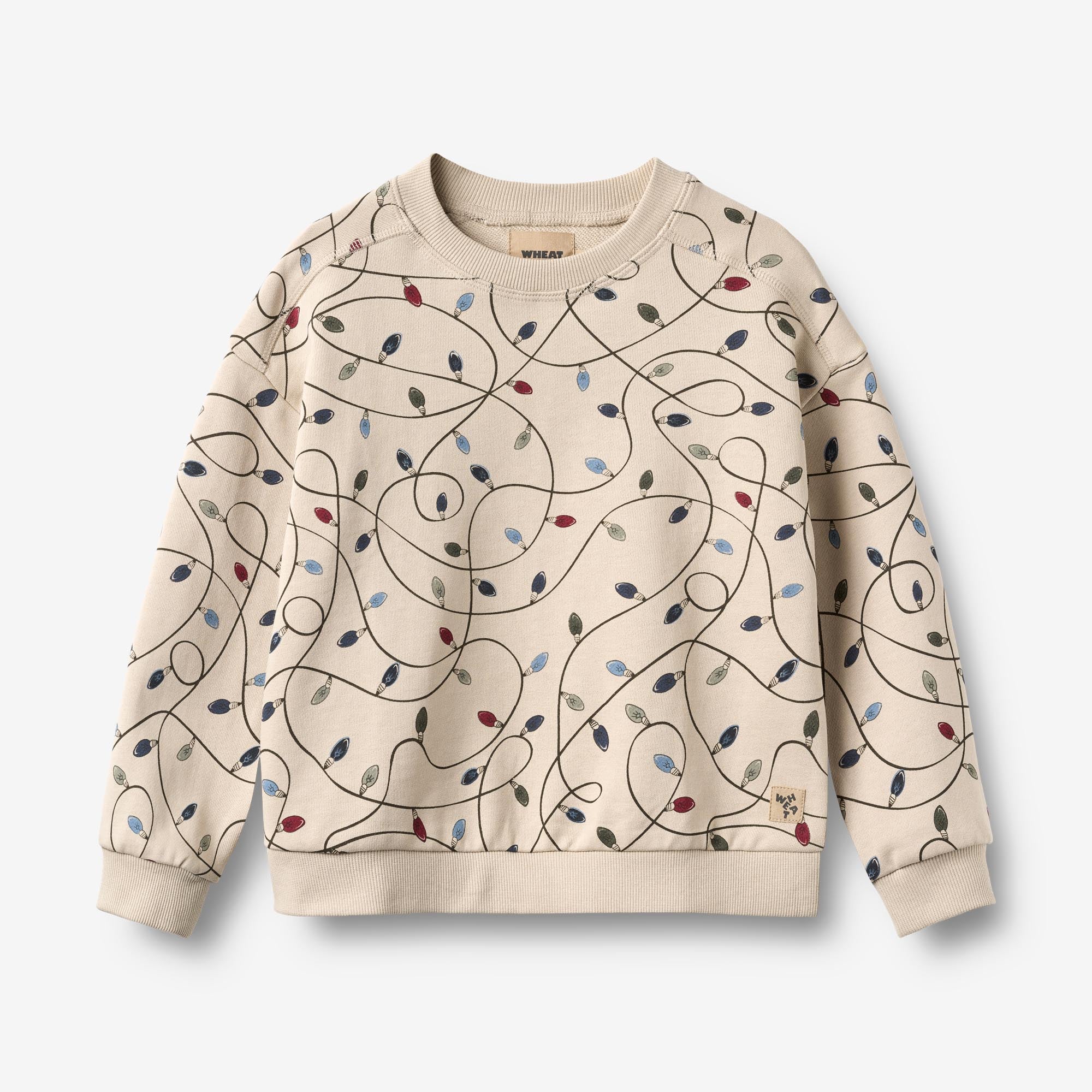 wheat-sandro-sweatshirt-kinder-bio-baumwolle-lichterkette image 1