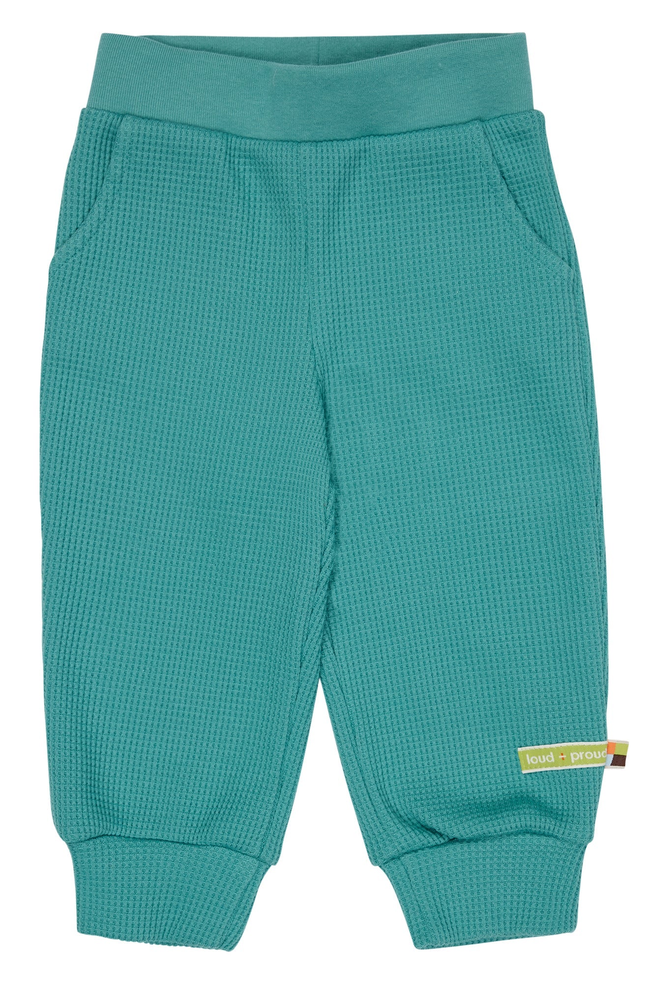 loud-proud-classics-hose-waffelstruktur-hose-grey-98-104-taschen image 3