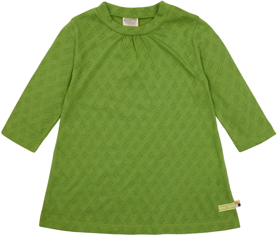 loud-proud-classics-kleid-langarm-lochmuster-grass-jacquard image 1