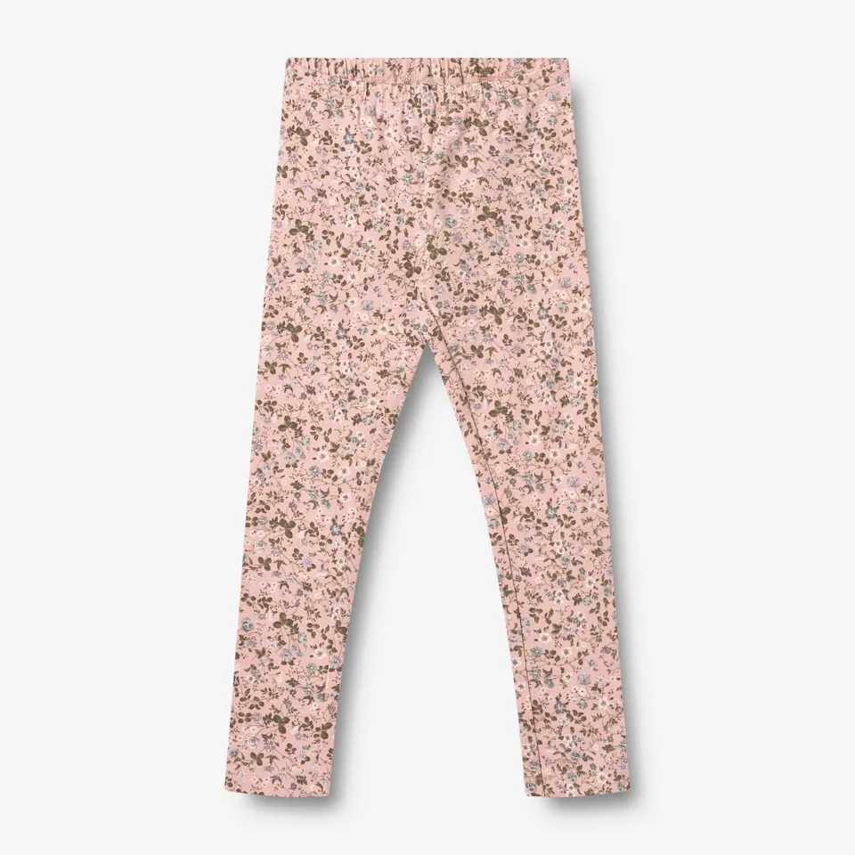 wheat-clothing-jules-jersey-leggings-rose-powder-flowers-bio image 1