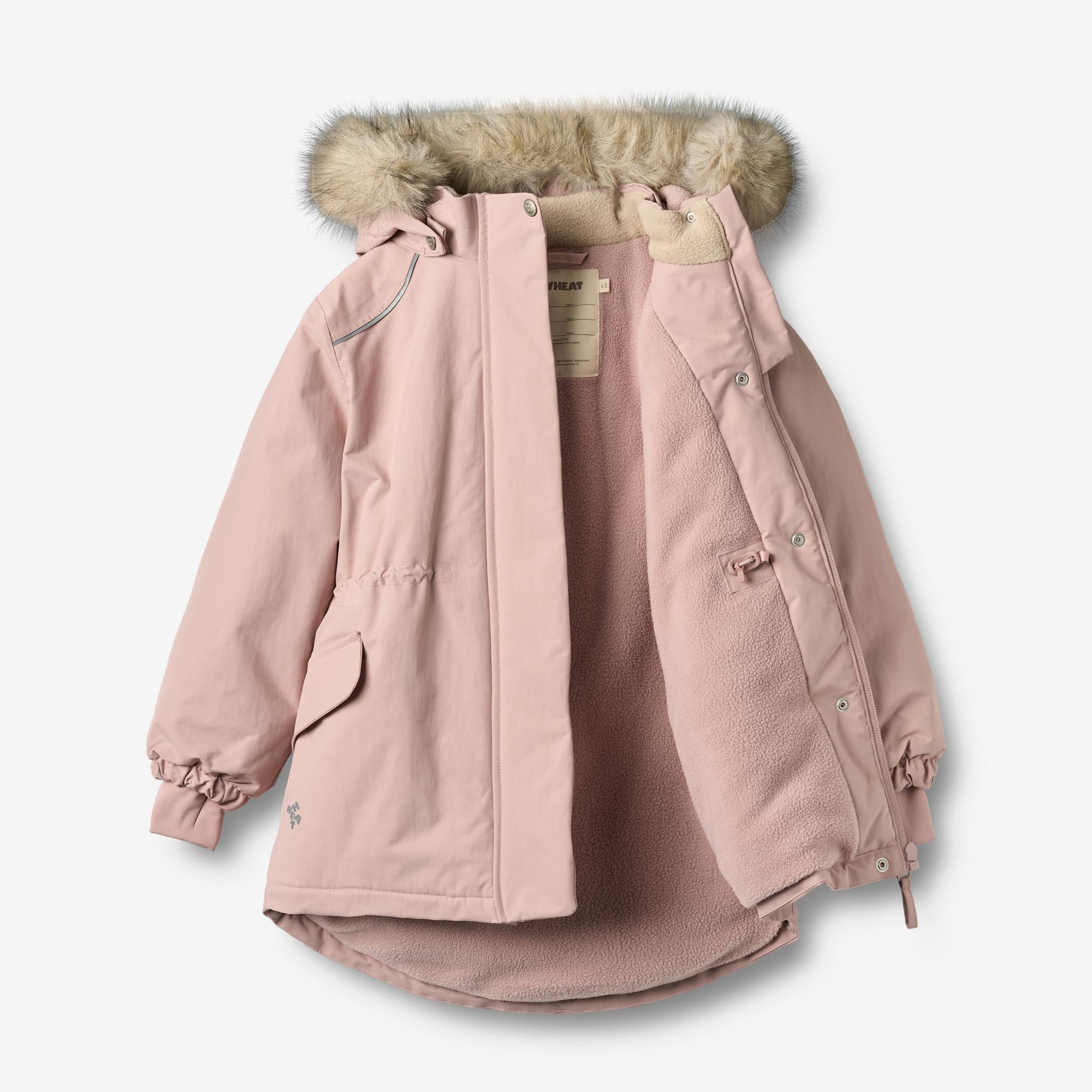wheat-jacket-mathilde-kinderjacke-rose-powder-recycelt image 4