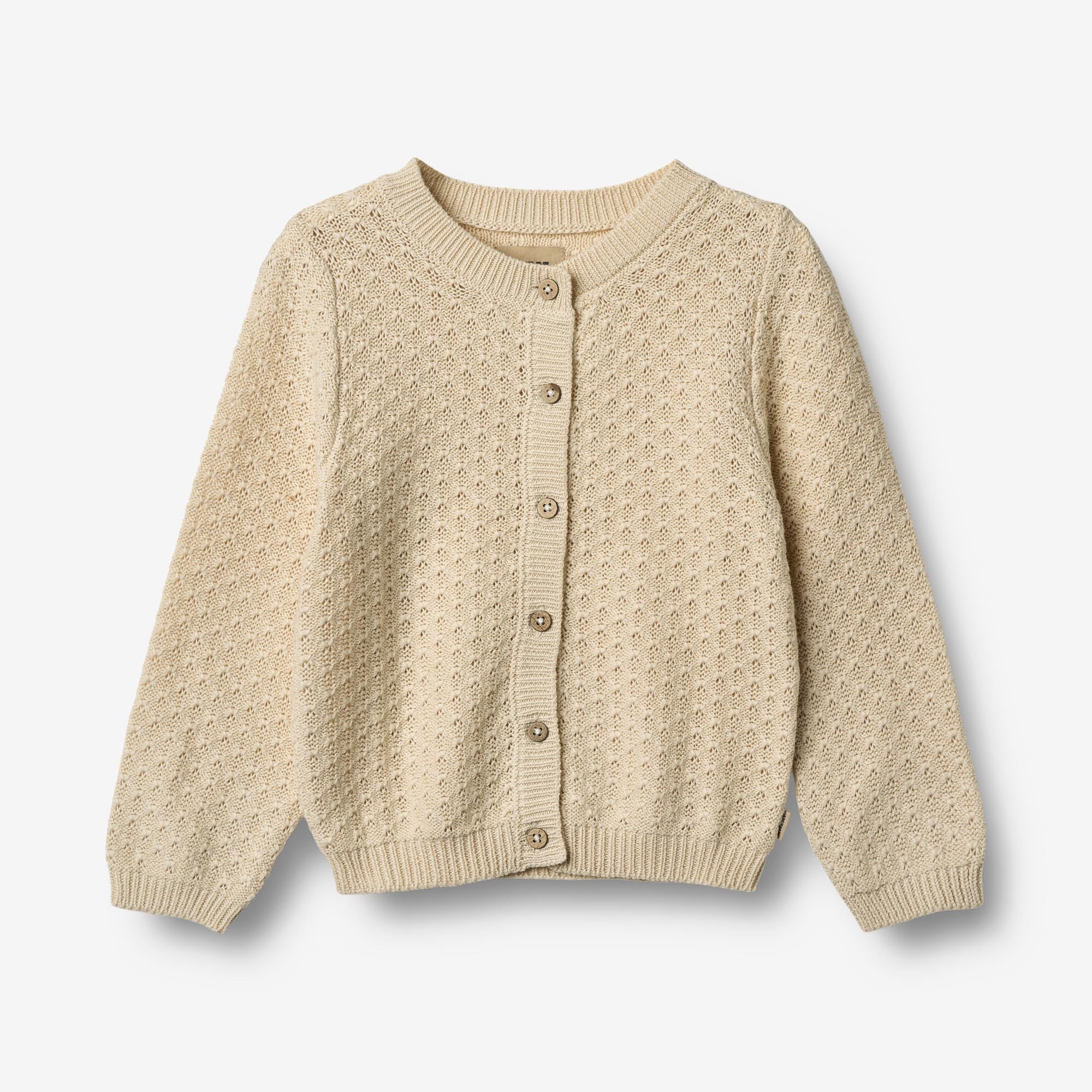 wheat-magnella-strick-cardigan-sandshell-bio-baumwolle image 2