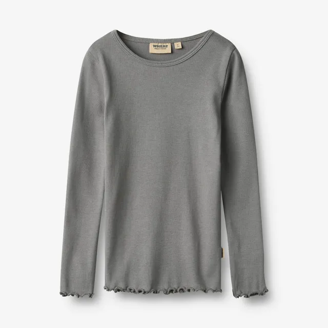 wheat-ida-langarmshirt-flint-m-dchen-shirt-bio image 1