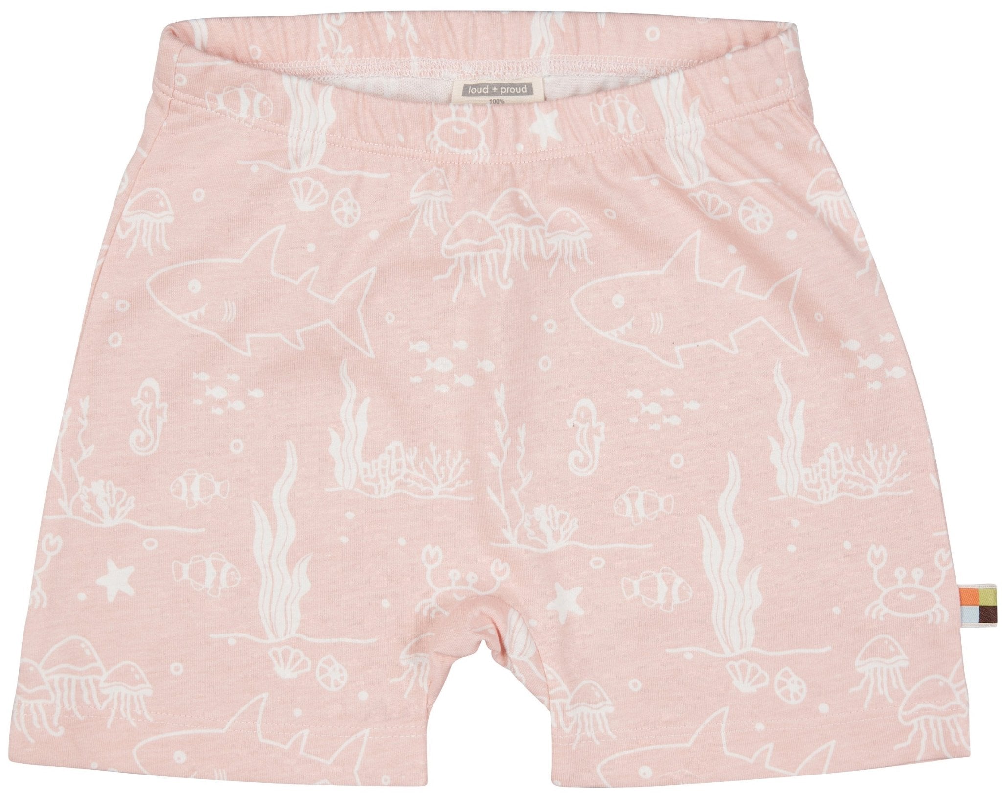 loud-proud-classics-short-druck-kinder-shorts-lagoon-86-92-jersey image 5