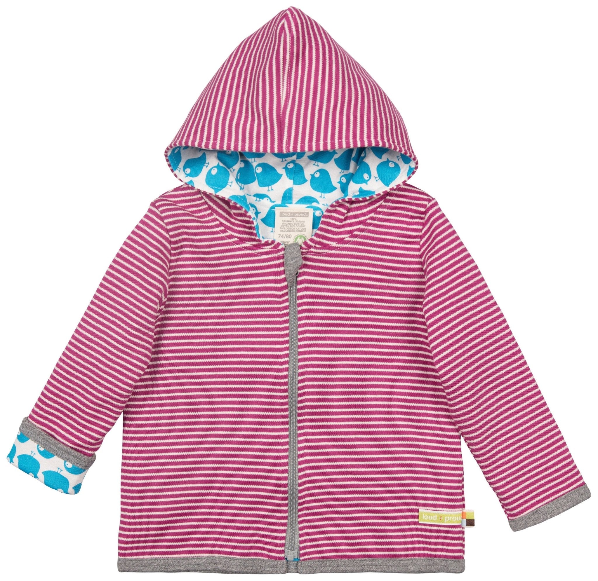 loud-proud-classics-wendejacke-kinderjacke-kapuze-jersey-interlock image 3