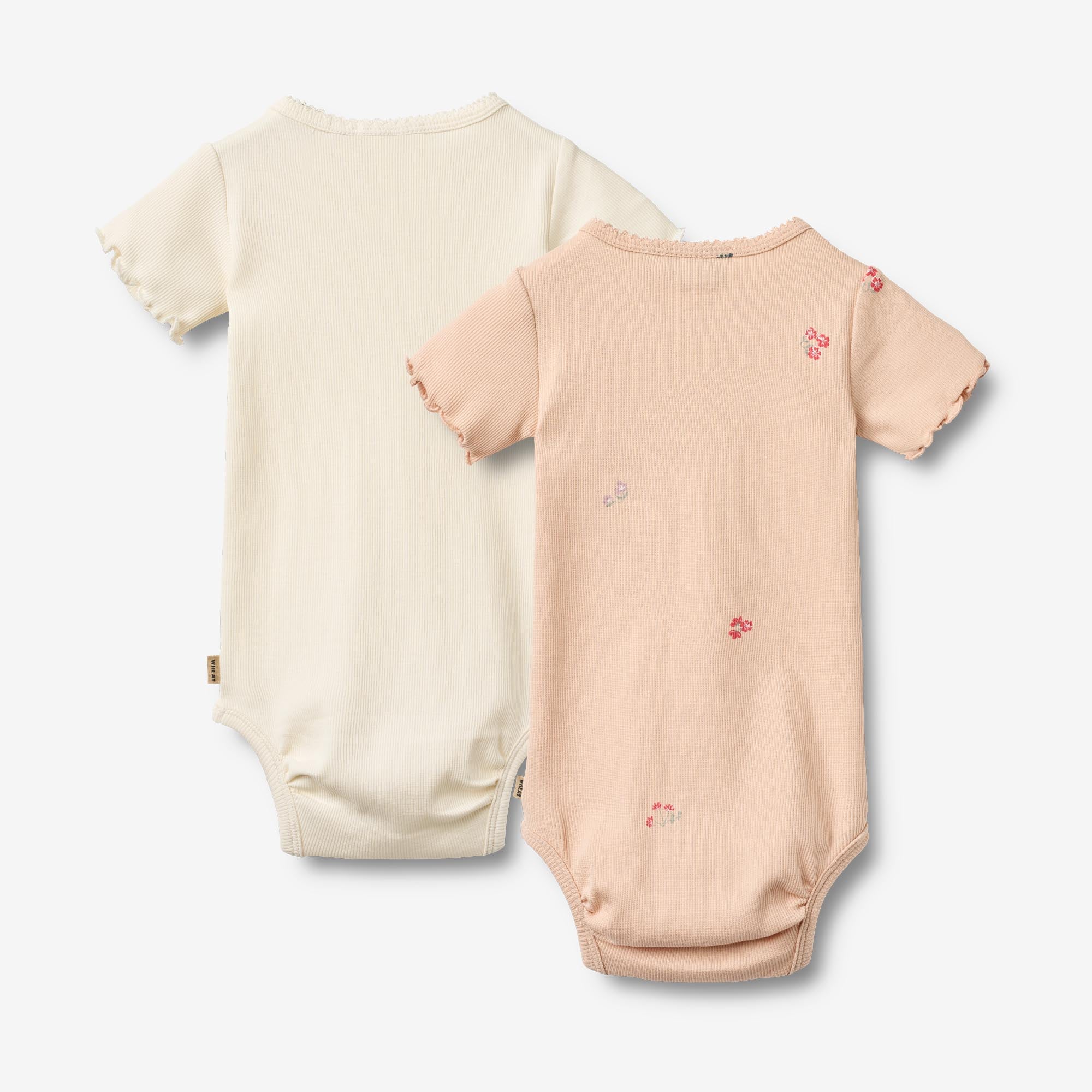 wheat-maren-body-kurzarm-rose-flowers-2er-bio-baumwolle image 2