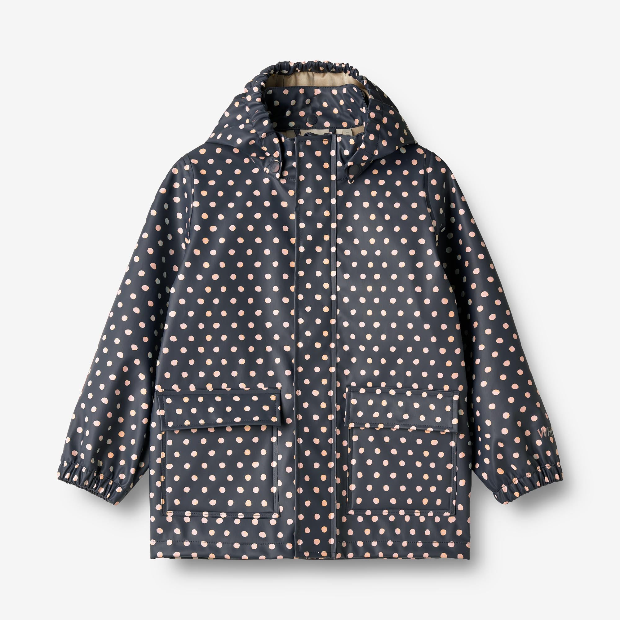 wheat-ollo-regenjacke-ink-dots-recycelt-kinder image 1