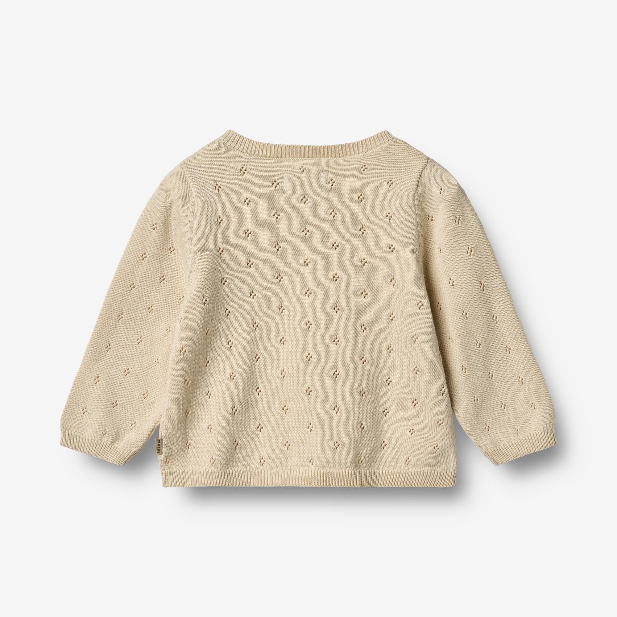 wheat-maia-baby-strickjacke-sandshell-bio-baumwolle image 3