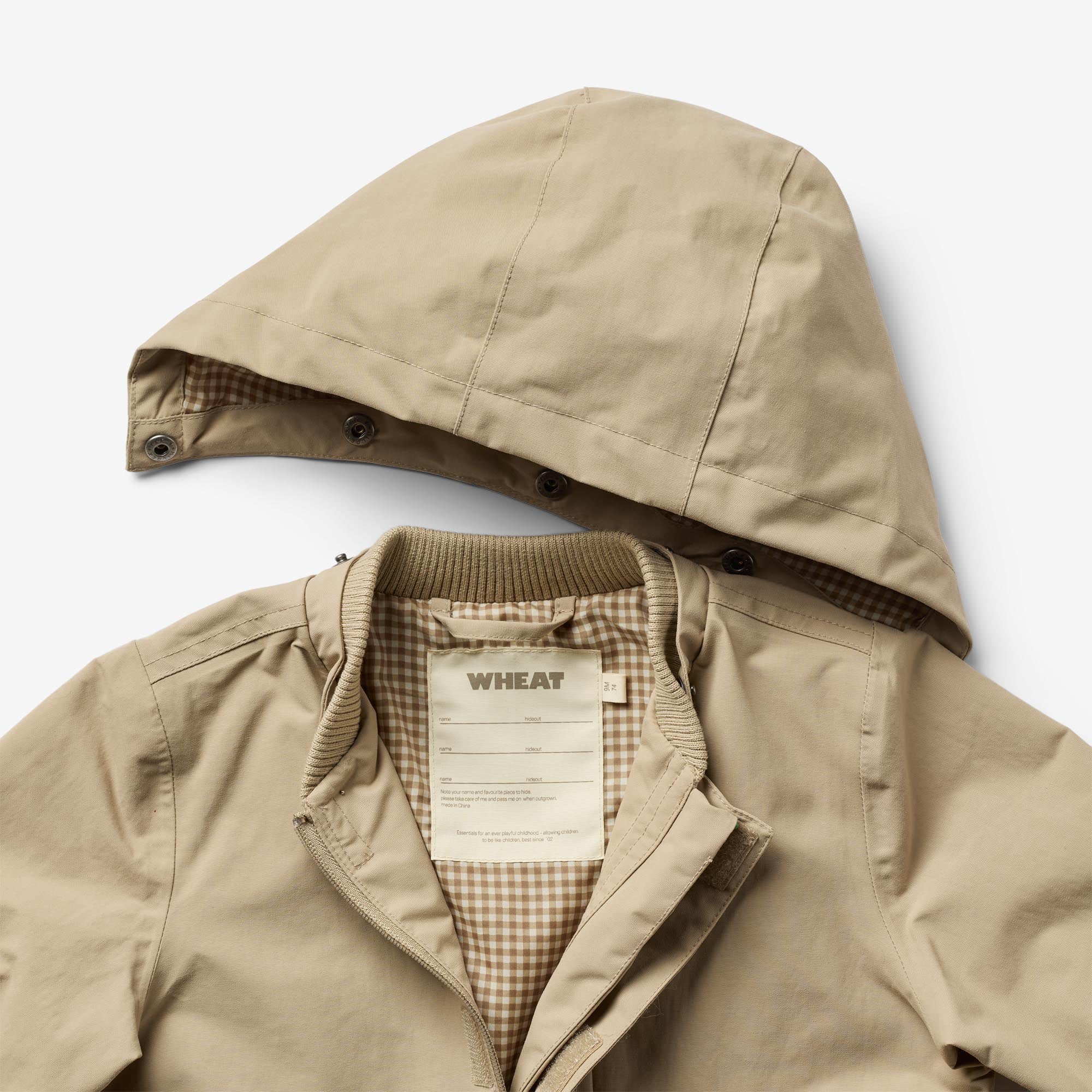 wheat-alke-parka-warm-stone-wasserdicht-baby image 3