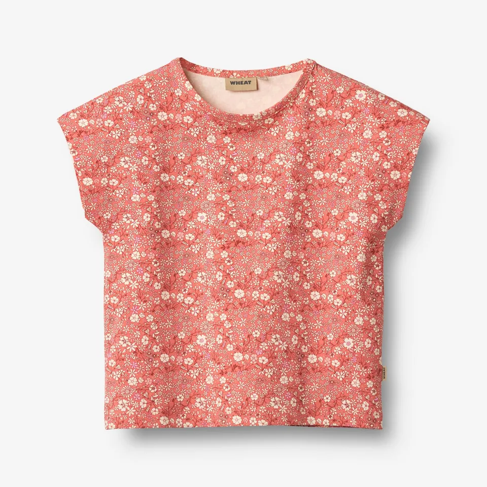 wheat-bette-coral-flowers-t-shirt-bio-baumwolle image 1