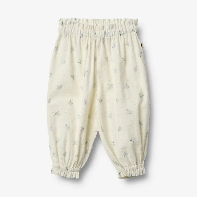 wheat-polly-hose-blue-flowers-bio-baumwolle image 1