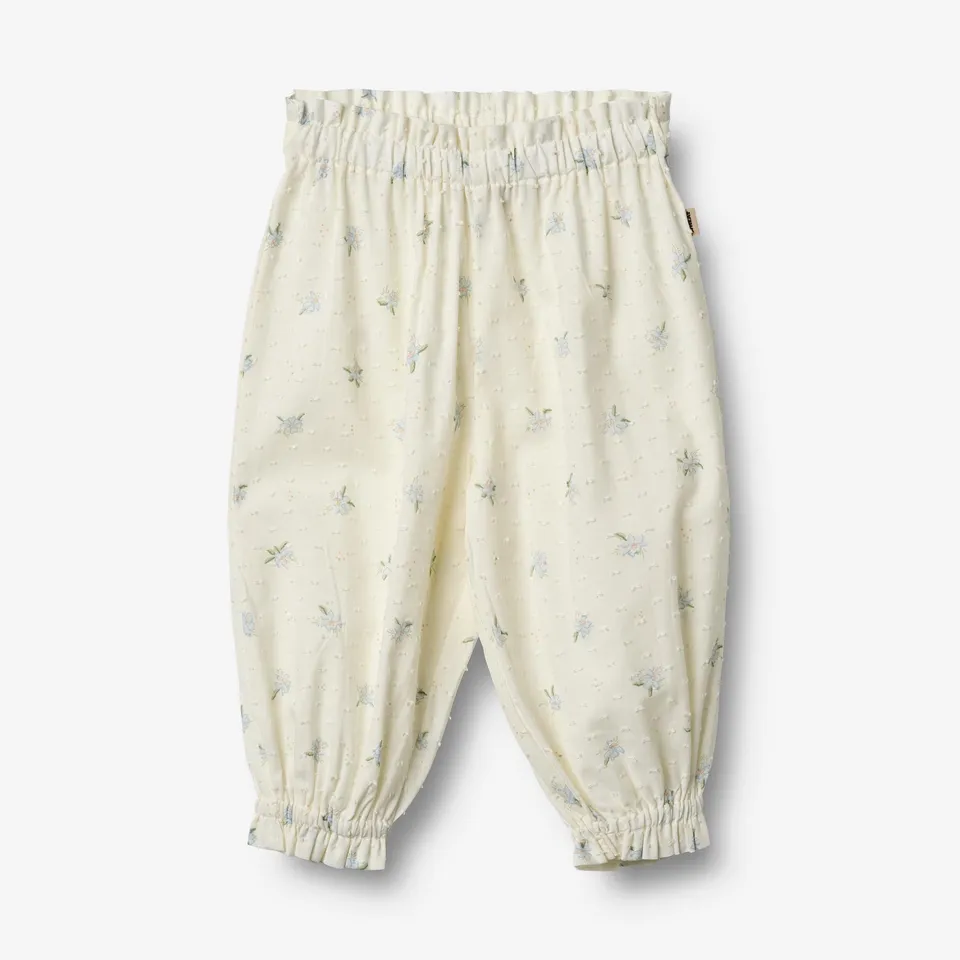 wheat-polly-hose-blue-flowers-bio-baumwolle image 1