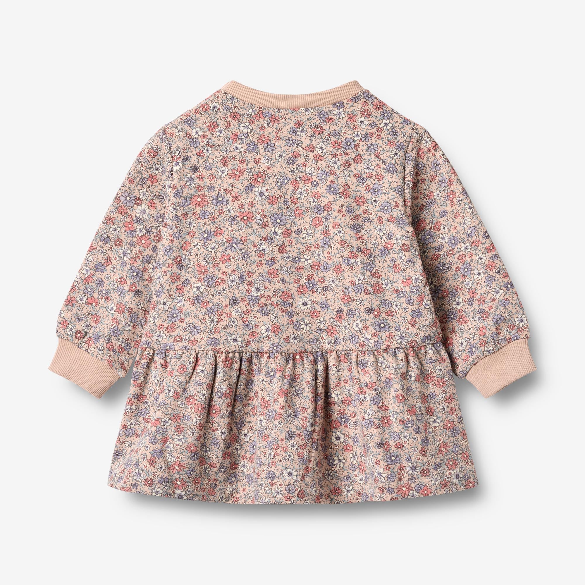 wheat-zenia-sweatkleid-langarm-rose-dust-flowers image 3