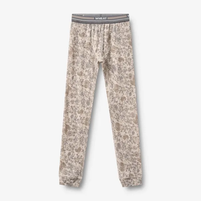 wheat-outerwear-baselayer-pants-warmleg-hose-grey-winter-flowers-merino image 1