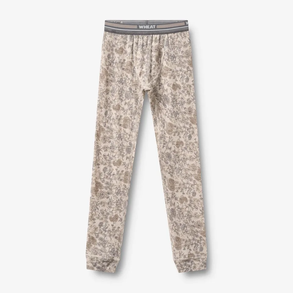 wheat-outerwear-baselayer-pants-warmleg-hose-grey-winter-flowers-merino image 1