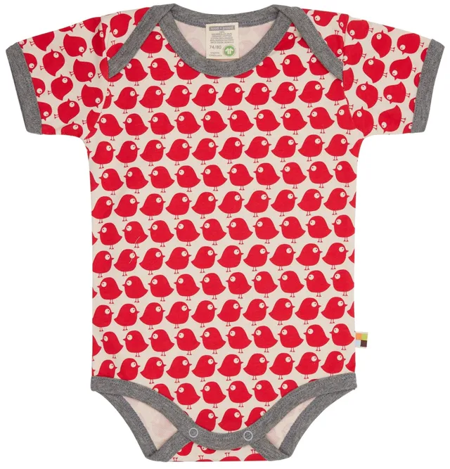 loud-proud-classics-body-kurzarm-babybody-tomato-v-gel image 1