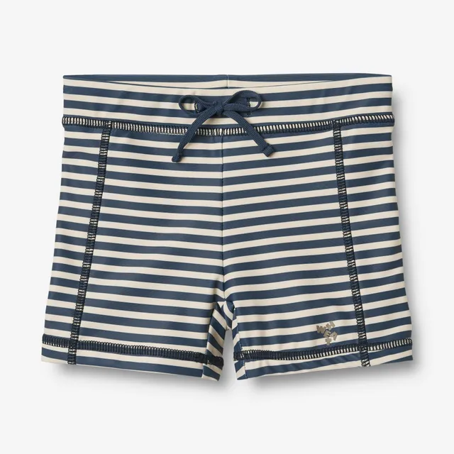 wheat-ulrik-swimshorts-blue-stripe-upf-40 image 1