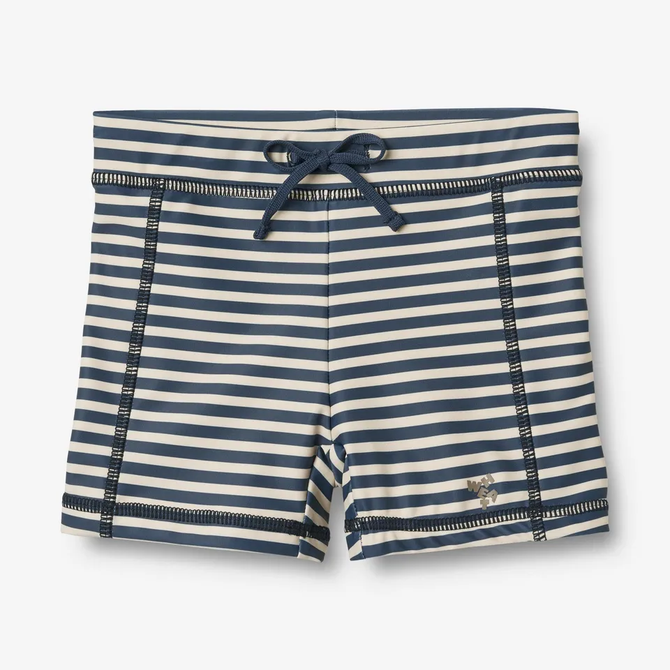 wheat-ulrik-swimshorts-blue-stripe-upf-40 image 1